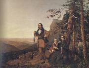 Jewett, William Smith The Promised Land-The Grayson Family Sweden oil painting artist